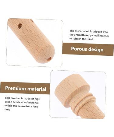 FOMIYES Smell Stick Essential Oil Inhaling Scent Essential Oil Smelling Tube Solid Wood Diffuser - Buy Online on GoSupps.com