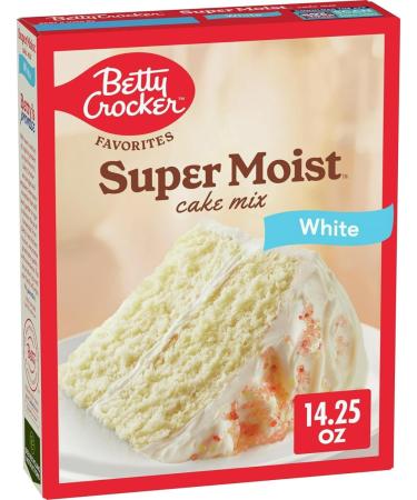 Betty Crocker Super Moist White Cake Mix 404g (14.25oz) (Pack of 3) - Buy Online on GoSupps.com