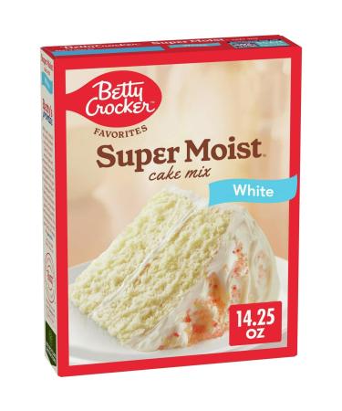 Betty Crocker Super Moist White Cake Mix 404g (14.25oz) (Pack of 3)