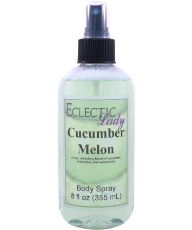 Cucumber Melon Body Spray 8 ounces Body Mist for Women with Clean Light & Gentle Fragrance Long Lasting Perfume with Comforting Scent for Men & Women Cologne with Soft Subtle Aroma For Daily Use Regular Strength 8 Fluid Ounces