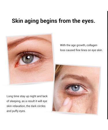 Eye Collagen Mask - 60pcs Gold Black Pearl Anti-Aging Eye Pads for Dry Eyes & Fine Lines - Buy Online on GoSupps.com