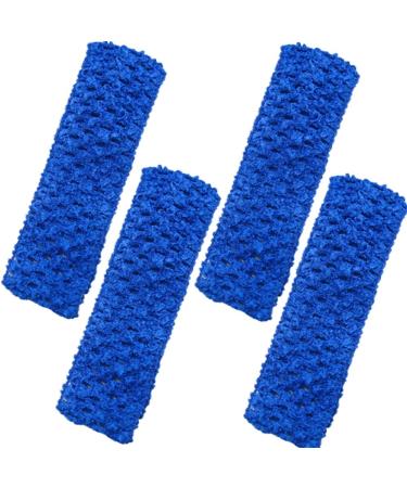 Time to Sparkle 4pcs Crochet Tube Top Crochet Tutu Infant Dress Baby Girls Skirt Pettiskirt 1.5"x6" Royal Blue 4x15cm Royal Blue - Buy Online on GoSupps.com