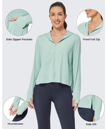G4Free Women's UPF 50+ Sun Protection Hoodie Jacket - Mint Green - Size Large - Buy Online on GoSupps.com