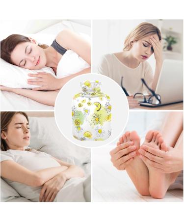 Chamomile Lemon Heat Bottle | 1L Hot Water Bottle for Pain Relief Warm Feet & Bed - Ideal Water Heating Cushion - Buy Online on GoSupps.com