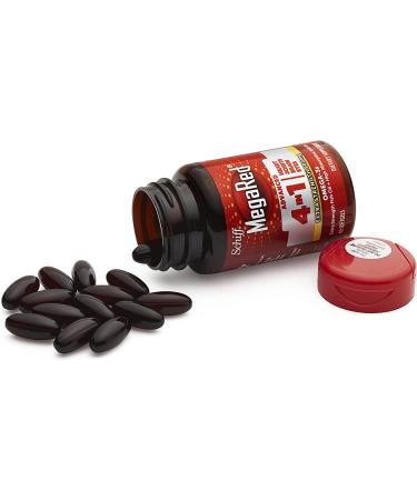 Schiff MegaRed Advanced 4-in-1 Omega-3s Extra Strength 900 mg - 40 Softgels - Buy Online on GoSupps.com