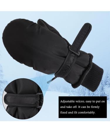XIAOHAWANG Kids Ski Gloves - Waterproof Dinosaur Mittens for Boys and Girls (4-8 Years) in Black-A - Buy Online on GoSupps.com