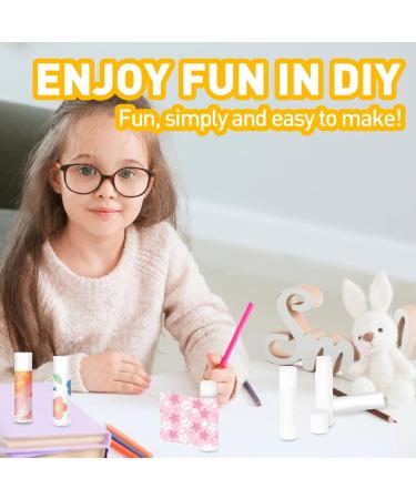 DMSKY 50 Pack Lip Balm Unlabeled, Natural Lip Balms Bulk Blank Tube, Lip Balm for Party Favors and Gift Basket Filling, Wedding or Baby Shower-5 Flavors 50 count - Buy Online on GoSupps.com