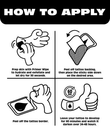 Inkbox Sparkle Semi-Permanent Temporary Tattoo - Water-Resistant 1 x 1 in - Buy Online on GoSupps.com