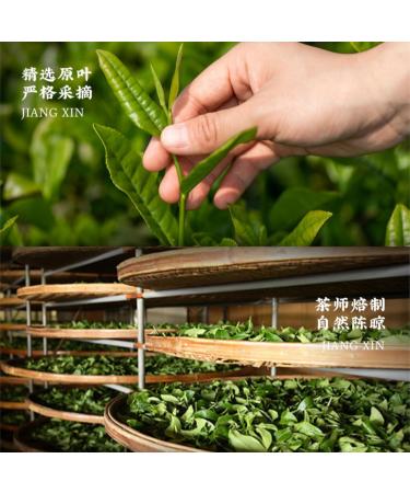 HQZM Selected Longjing Green Tea Preming Loose Leaf Tea 250 gBag Freshness in Every Sip 881oz - Buy Online on GoSupps.com