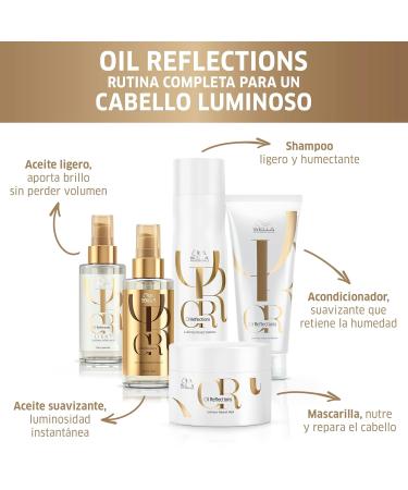 Wella Professionals Oil Reflections Mask 150ml - Hydrating Hair Treatment for All Hair Types | International Shipping Available - Buy Online on GoSupps.com