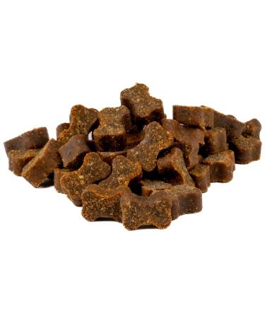 Mersjo dog snacks training snacks - 2000g dog food dry dog treats delicacies for dogs - gently dried meat trainers suitable for all breeds and sizes mix rabbits 500 g (4 Pack)
