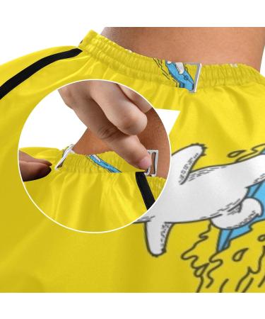 Buy Waterproof Barber Cape - Polar Bear Surfing & Cheetah Haircut Bib for Men | Unisex Hair Cutting Cape - International Shipping Available - Buy Online on GoSupps.com
