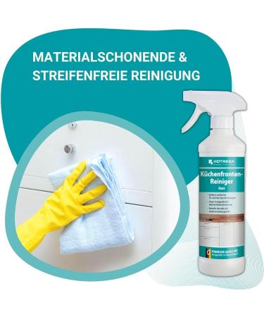 Buy HOTREGA Kitchen Front Cleaner 500ml - Streak-Free Degreaser for Sparkling Clean Surfaces | International Shipping - Buy Online on GoSupps.com
