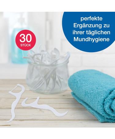 Wellsamed Unwaxed Dental Floss Sticks - Tasteless Interdental Cleaning (30 Pieces 1.00m) | International Shipping - Buy Online on GoSupps.com