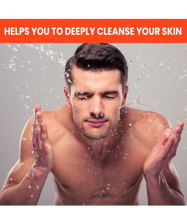 Men's Facial Cleanser - Deep Pore Cleansing Anti-Acne & Blackhead Remover Oil Control & Moisturizing Formula(1PCS) - Buy Online on GoSupps.com