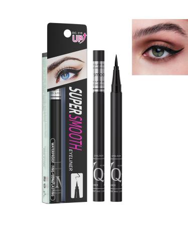 Eyeliner Pencil HOUSN Professional Makeup Eyeliner Black Eyeliner Pen Waterproof Eyeliner Pen Liquid Eyeliner Pencil Matte Liquid Eyeliner Felt Tip with Ultra-Precise Tip Quick Drying