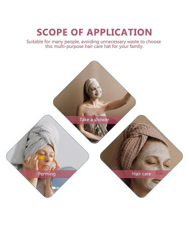 ARTIBETTER 100Pcs Disposable Hair Net Caps - Pink Bouffant Caps for Women - Ideal for Food Service - Elastic Head Cover - Buy Online on GoSupps.com