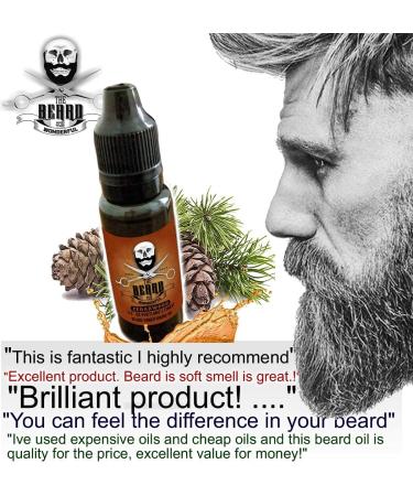 Men's Beard Grooming Set - Beard Oil, Moustache Wax, Comb in Velvet Bag | Cedarwood Scent - 15ml | Ideal Dad Gift - Buy Online on GoSupps.com