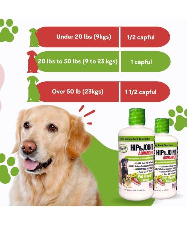 Liquid-Vet Dog Hip & Joint Advanced Supplement (Pot Roast 32 oz) - Buy Online on GoSupps.com