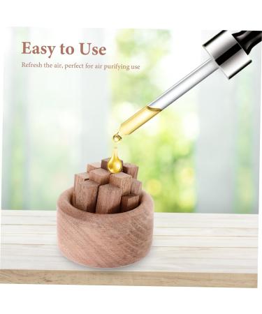 Buy Wood Diffuser Set - Stylish Essential Oil Diffuser for Home & Office | Beauty Salon Decor & Aromatherapy - Buy Online on GoSupps.com