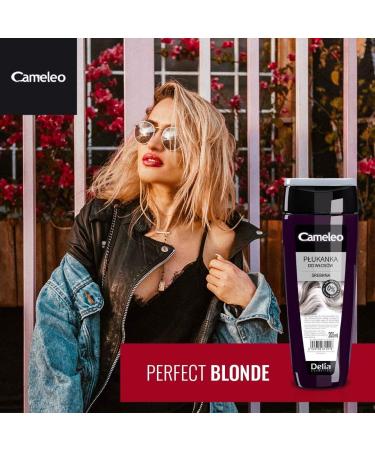 Cameleo Silver Hair Toner with Jasmine Water - Semi Permanent Dye for Blond, Platinum, Grey Hair - Paraben-Free 200ml - Buy Online on GoSupps.com