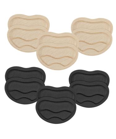 NOLITOY 6 Pairs High Heels Half Size Pad High Heel Pads Back High Heel Grips Shoe Heel Protectors Foot Pads Comfortable Heel Liners High Heel Comfort Pads Women's High Elastic Memory Foam