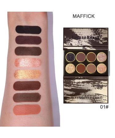8 Colors Nude Eyeshadow Palette - Long Lasting Professional Makeup with Shimmer & Matte Finishes | Multi Reflective & Glitter Eye Shadow Kit | International Shipping - Buy Online on GoSupps.com