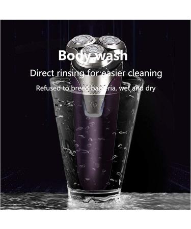 Premium Electric Razor Shaver for Men - IPX7 Waterproof Wet & Dry Rotary Trimmer with Charging Adapter - Buy Online on GoSupps.com