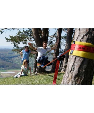 GIBBON Classicline Red Edition XL 82-Feet Slackline Set - Premium Slacklining Kit - Buy Online on GoSupps.com