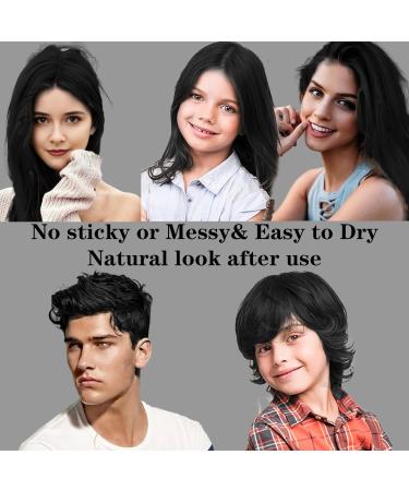 COLAYERIST Black Temporary Hair Dye Wax Washable Temporary Hair Colour Spray for kids Hair Makeup Paint Wax for Parties or Cosplay Hair Coloring Products No Messy - Buy Online on GoSupps.com