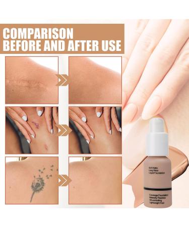 Waterproof Tattoo Cover Makeup Body Makeup Foundation Full Coverage Waterproof Foundation Scar Cover Up (#1) - Buy Online on GoSupps.com