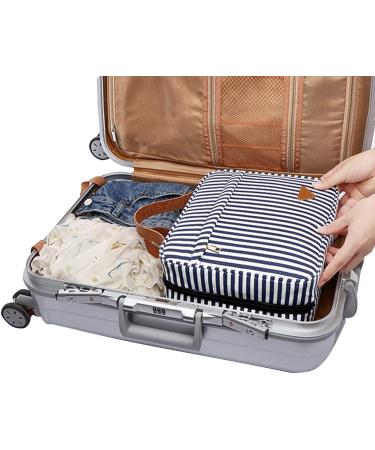 Hanging Hook Travel Toiletry Bag - Waterproof Cosmetic Bag for Women&Men with 4 Compartments - Navy Blue Makeup Bag for Storage & Daily Use - Buy Online on GoSupps.com