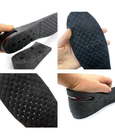4-Layer Height Increase Insoles - Adjustable 1.2 to 2.95 Inches - Air Cushion Shoe Lifts for Men and Women - Buy Online on GoSupps.com