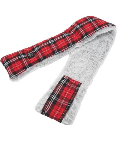 Stylish Heated Neck Warmer - Intelligent 3-Speed Temperature Control USB Scarf | Windproof & Thick Red Design for Ultimate Warmth - Buy Online on GoSupps.com