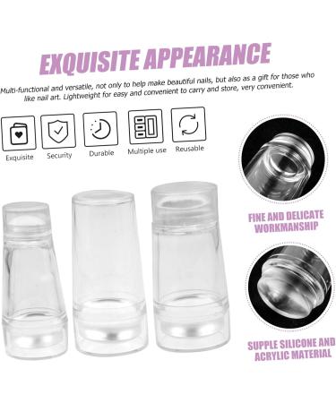 Ipetboom 4 Sets Nail Supplies Gel Nail Tools Beauty Supplies Nail Art Stamp Nail Beauty Tool Spachella Silicone Manicure Art Stamper Nail Kits Clear Stamp Acrylic Women's Flash Scraper Set - Buy Online on GoSupps.com