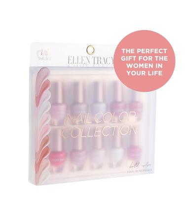 ELLEN TRACY Pink Nail Color Collection - 10 Piece Set - Buy Online on GoSupps.com