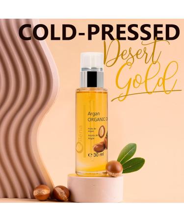 Argan Oil from Morocco Virgo Cold Pressed Organic 100% Pure 30 ml Anti-Aging Moisturizing Face and Body Hair Care Beard and Nails Anti Stretch Marks and Healing - Buy Online on GoSupps.com