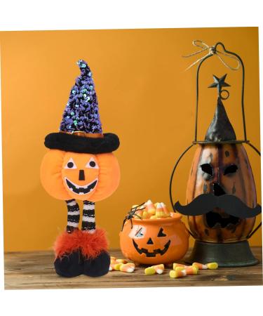 LIFKICH 1pc Halloween Ornaments Halloween Pumpkin Stuffed Plush Stuffed Toys Stuffed Pumpkin Halloween Plush Doll Pumpkin Plush Toy Funny Doll Decor Household Props Cotton - Buy Online on GoSupps.com