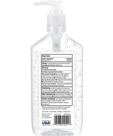 Germ-X Advanced Hand Sanitizer Original 12oz Pump Bottle - Pack of 6 - Buy Online on GoSupps.com