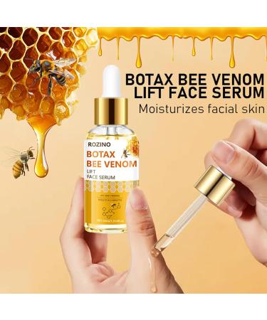 Bee Venom Lifting Face Serum Hydrating & Firming Treatment for Facial Skin Helps Improve Appearance of Sagging Skin Fine Lines & Elasticity Moisturizing & Smoothing Formula (Bee venom) - Buy Online on GoSupps.com