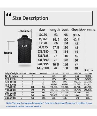 Heated Vest with USB Charging | Electric Jacket for Women and Men | Fleece Vest with 3 Temperature Settings | Washable, 3X-Large, Black - Buy Online on GoSupps.com