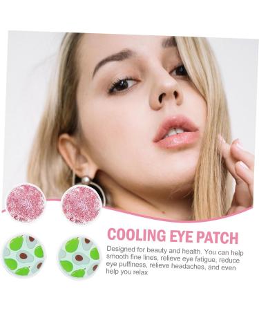 Reusable Gel Ice Compress - Cooling Eye Cushion for Sleeping & Travel | 12 Pack Ice Cream Suction Flap | Perfect for Summer Relief - Buy Online on GoSupps.com