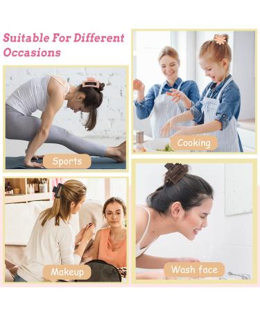 6 Pack Small Flower Claw Clips - Neutral Colors Non-Slip Hair Clips for Thin Hair - 2 Inch Rectangle Design for Women & Girls - Buy Online on GoSupps.com