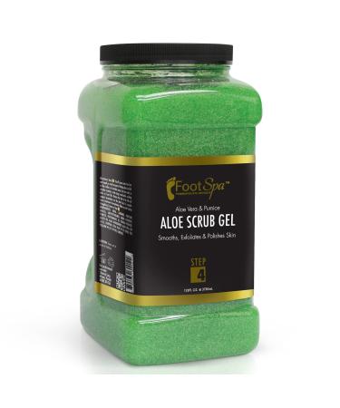 FOOT SPA - Exfoliating Scrub Gel, 128 Oz - Manicure, Pedicure and Body Exfoliator Infused with Aloe Vera and Salicylic Acid - Glow, Polish, Smooth and Moisture Skin - Body, Hand and Foot - Bulk, Refill Gallon 128 Ounce (Pack of 1)