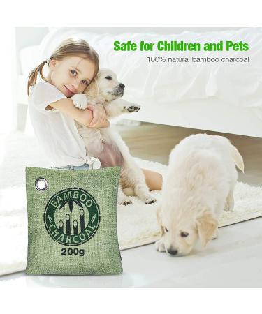 LEPO Bamboo Air Purifying Bags 8 Pack - Natural Activated Charcoal Odor Absorber for Shoes, Cars, and Home - Buy Online on GoSupps.com