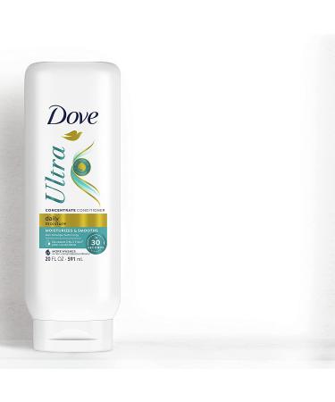 Dove Ultra Daily Moisture Concentrate Conditioner 20 oz - Fast-Detangle, Hydrates Dry Hair, 2X More Washes - Buy Online on GoSupps.com