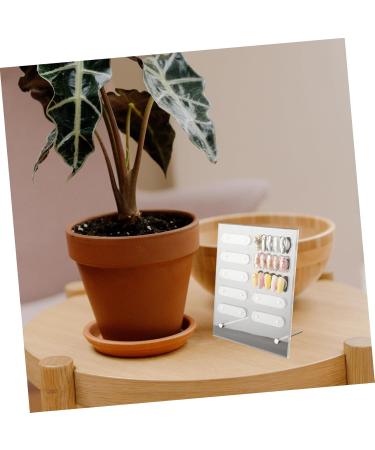 FRCOLOR 1 Set Nail Display Board Women Ideas Womens Ideas Nail Art Display Board Nail Gel Color Showing Board Nail Display Stand Peg Board Display Stand False Tip Display Rack 20x16cm Transparent 1 - Buy Online on GoSupps.com