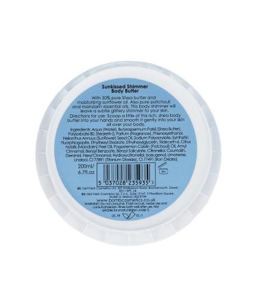 Buy Bomb Cosmetics Sunkissed Shimmering Body Butter | Nourishing & Luxurious Body Moisturizer for Glowing Skin - International Shipping Available - Buy Online on GoSupps.com