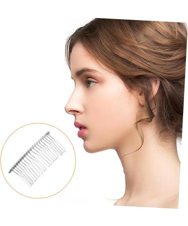 DOITOOL 20 Bobby Pins Black Hair Clip Combs Black Barrettes Headwear for Women Metal Comb for Dogs Bridal Veil Comb Metal Hair Comb for Veil Wedding Veil Comb Decorate Hairpin - Buy Online on GoSupps.com
