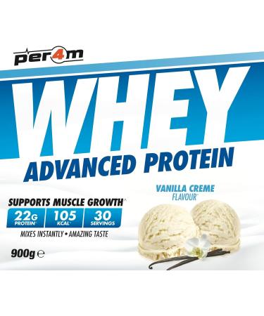  per4m Per4m Whey Protein Vanilla Cream 900g - Buy Online on GoSupps.com
